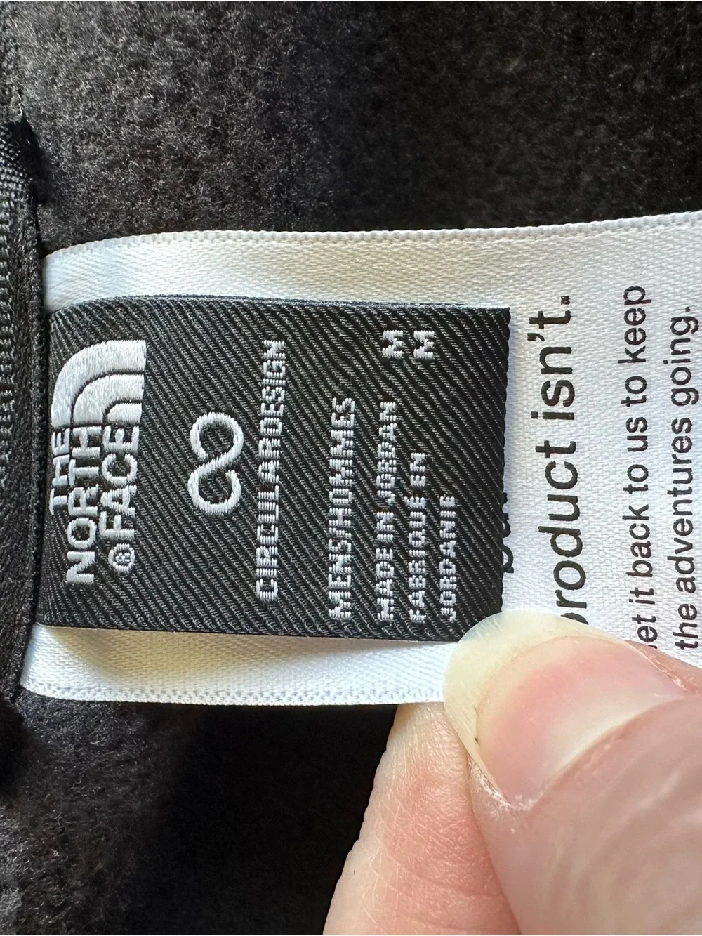 The North Face Men’s Black Fleece Jacket Fall Winter Cozy Layer Sz M